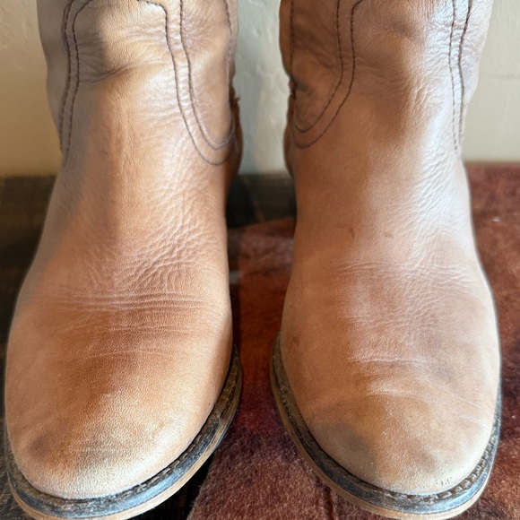 Sam Edelman Rustic Brown Leather Boots - Picture 3 of 7